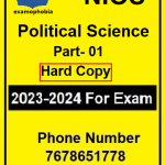 NIOS-Political Science Part-1 Best Notes