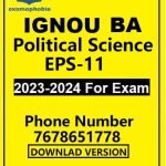 IGNOU BA Political Science EPS 11