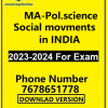IGNOU MA Pol. Science Social Movements in India
