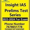 INSIGHTS ON INDIA PT-TESTS-2023