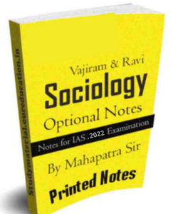 Vajiram-Ravi-Sociology-Optional-Mahapatra-Sir-Class-Notes