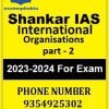 Shankar IAS International Organisations part 2