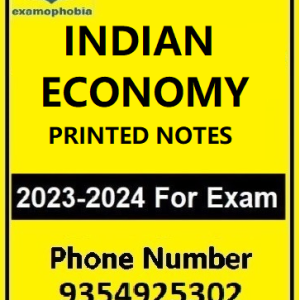 Indian Economy Printed Notes – Pavan Kumar