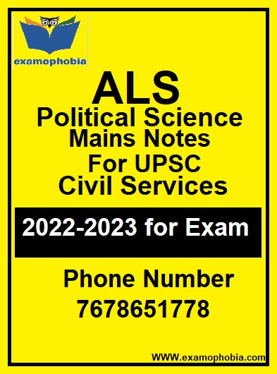 ALS Political Science Mains Notes For UPSC Civil Services Examination