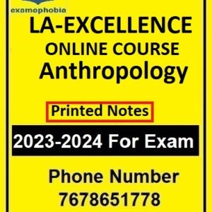LA Excellence Online course Anthropology