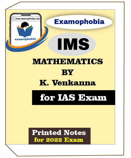 UPSC Maths Optional Printed Notes