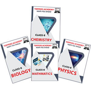Foundation Course Combo Class 8 books(Physics Chemistry Biology and Math's) for IIT-JEE/CBSE