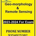 Geo Morphology and Remote Sensing