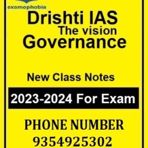 Governance New Class Notes Drishti दृष्टि IAS