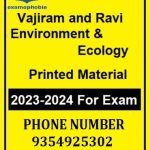 Environment and Ecology Printed Material by Vajiram and Ravi