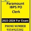 IBPS PO Clerk full course Paramount