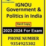 IGNOU Government & Politics in India 