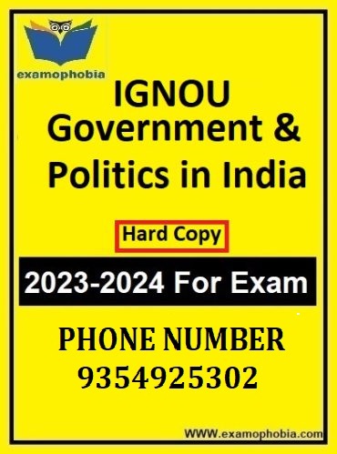 IGNOU Government & Politics in India 
