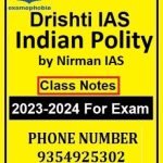 Indian Polity Handwritten Class Notes by Nirman IAS